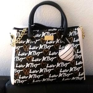 Betsey Johnson Purse with free Michael Kors Cosmetic Bag